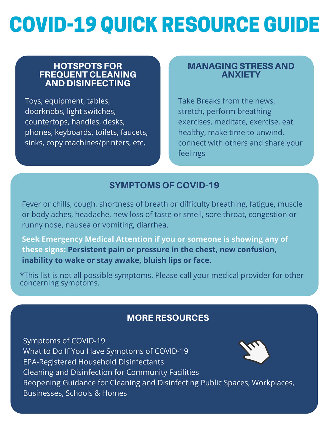 COVID-19 quick resource guide part 2