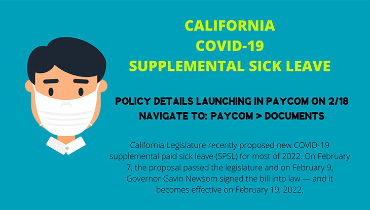 California covid sick
